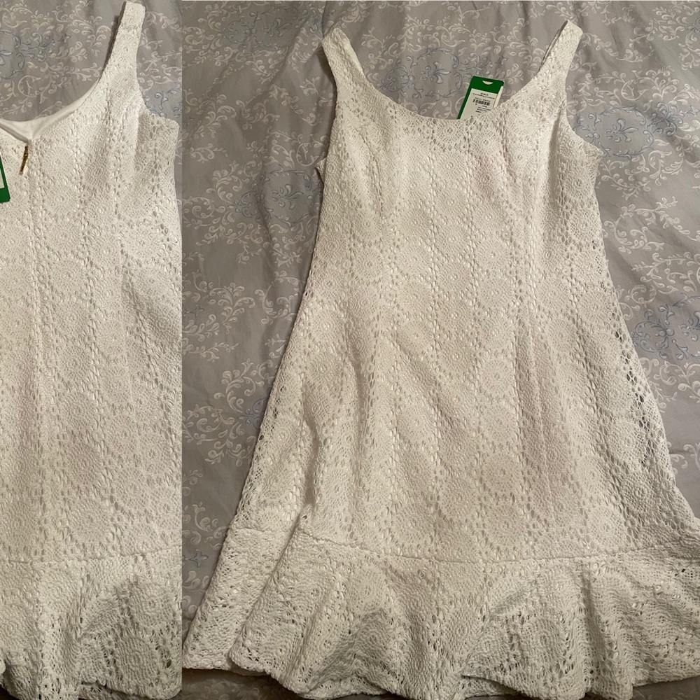Lily Pulitzer white lace dress NWT